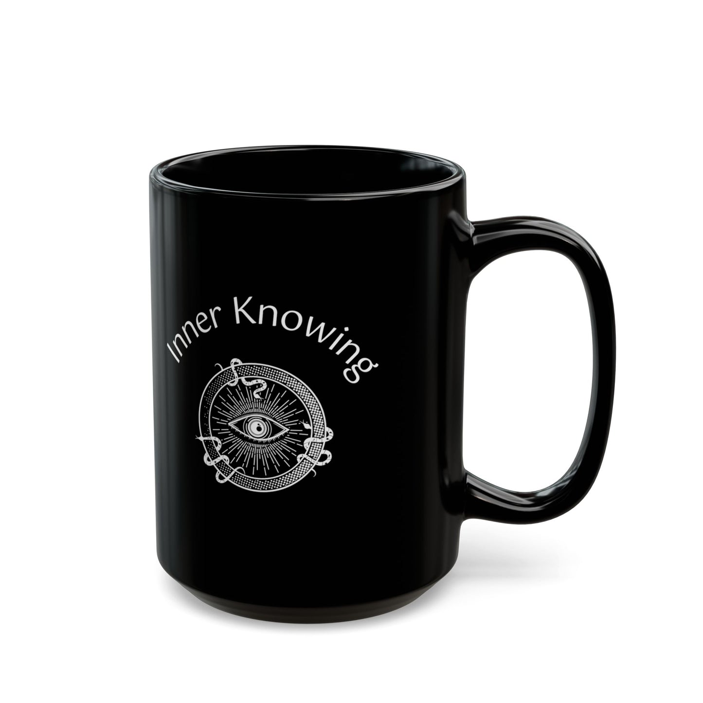 Inner Knowing Mystical Eye Mug – Black Occult Coffee Cup