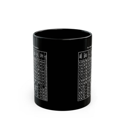 Mystical Alphabet Chart Mug