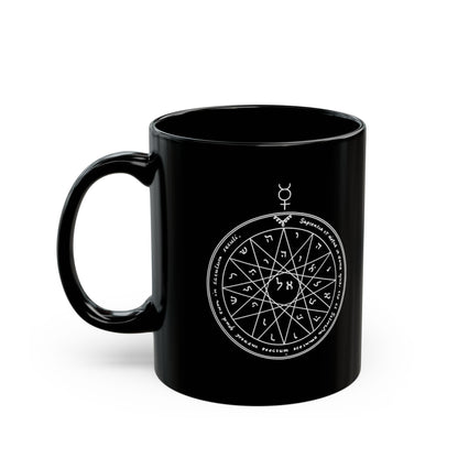 Fourth Pentacle of Mercury Mug – Solomonic Magic Symbol Coffee Mug