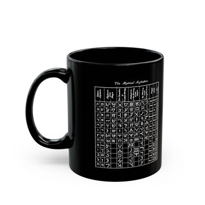 Mystical Alphabet Chart Mug