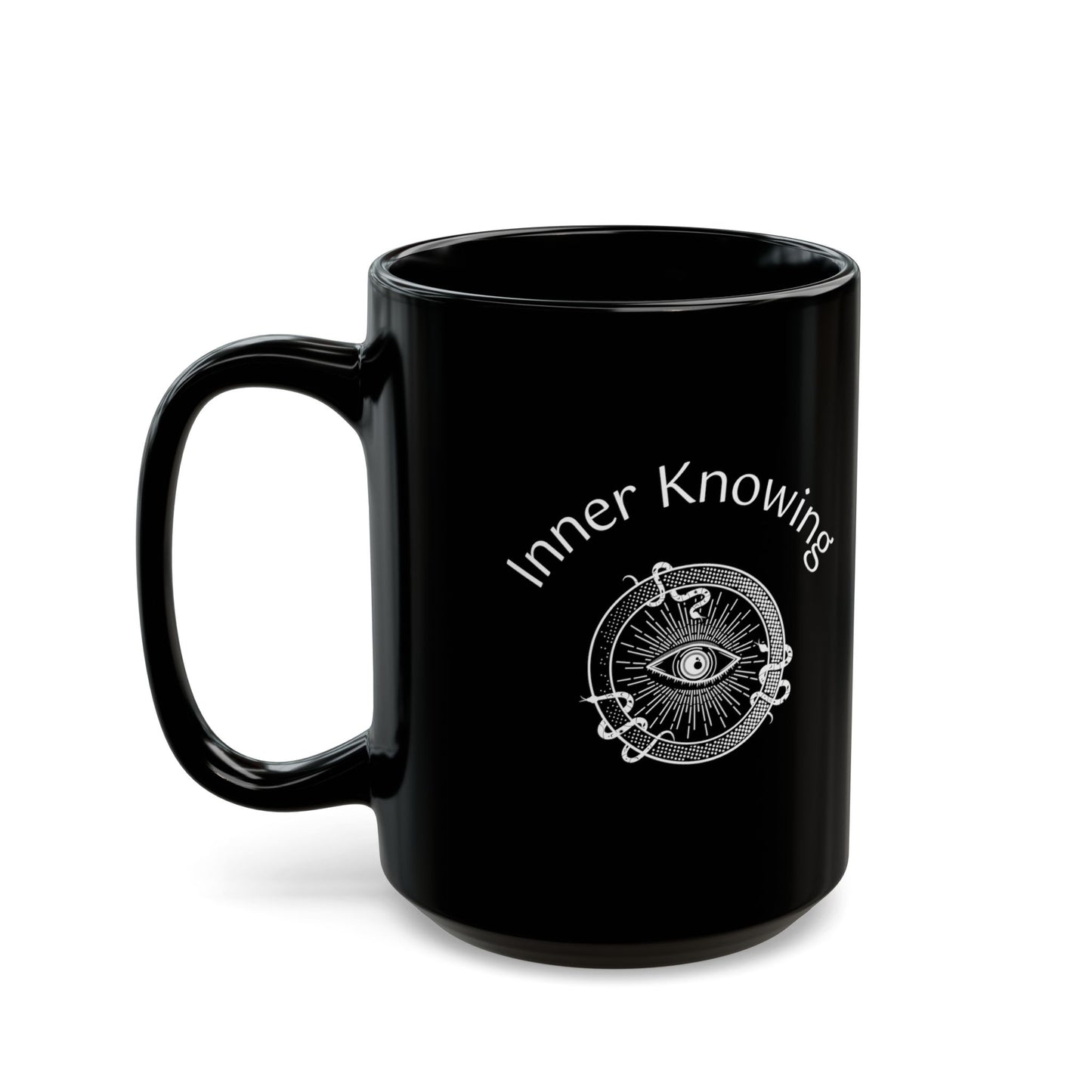Inner Knowing Mystical Eye Mug – Black Occult Coffee Cup