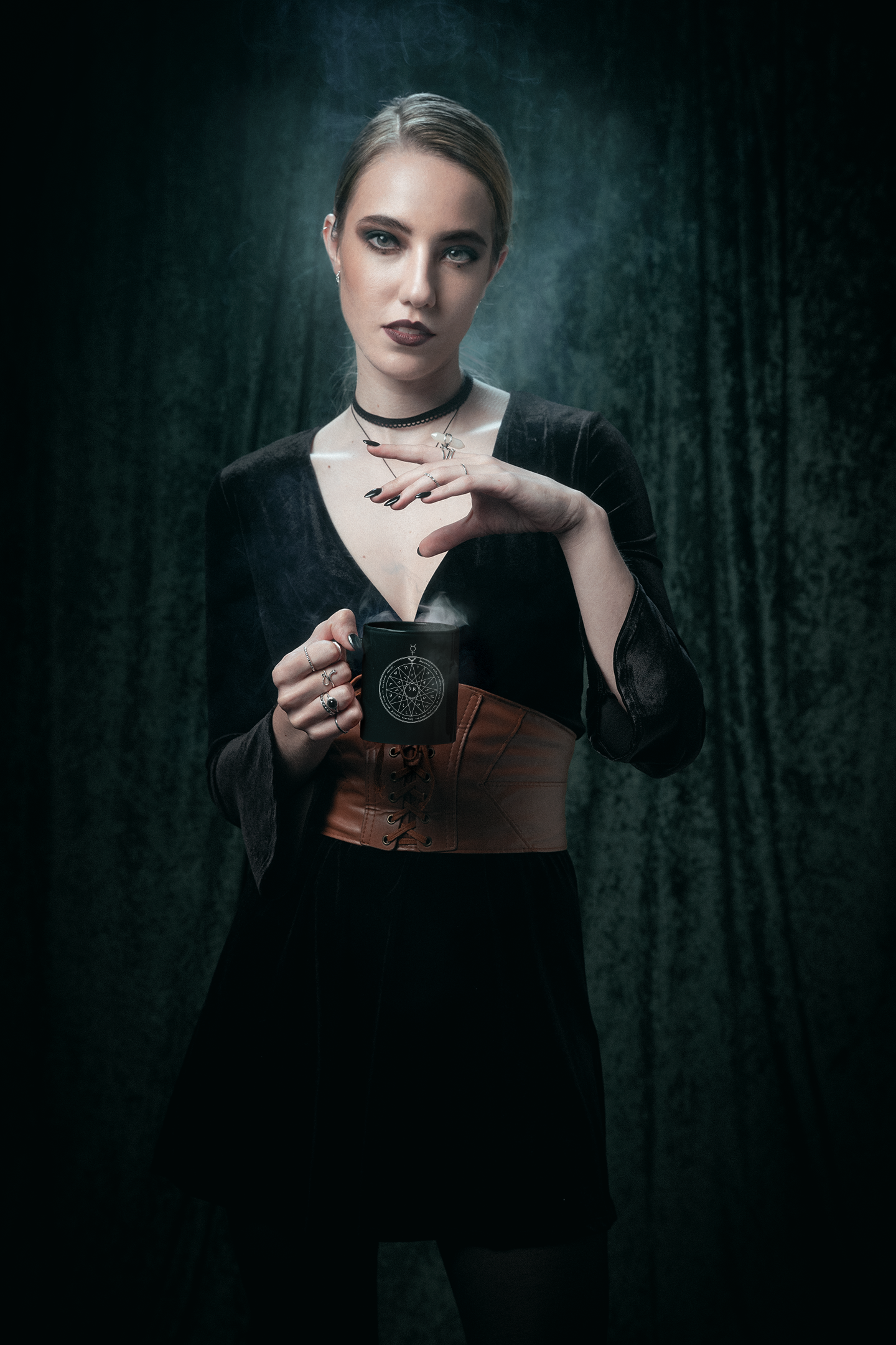 Fourth Pentacle of Mercury Mug – Solomonic Magic Symbol Coffee Mug