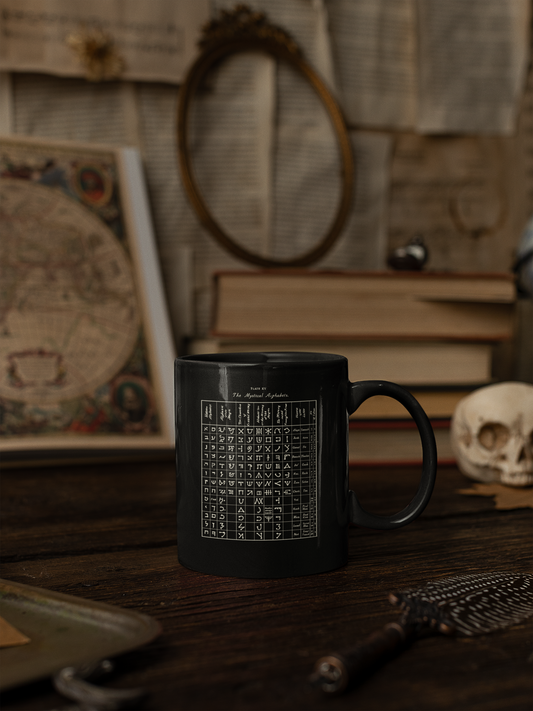 Mystical Alphabet Chart Mug