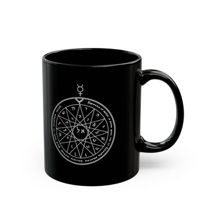 Fourth Pentacle of Mercury Mug – Solomonic Magic Symbol Coffee Mug