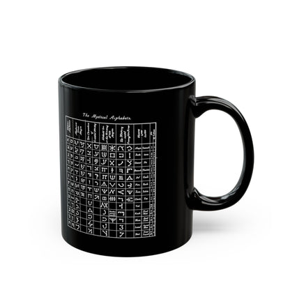 Mystical Alphabet Chart Mug