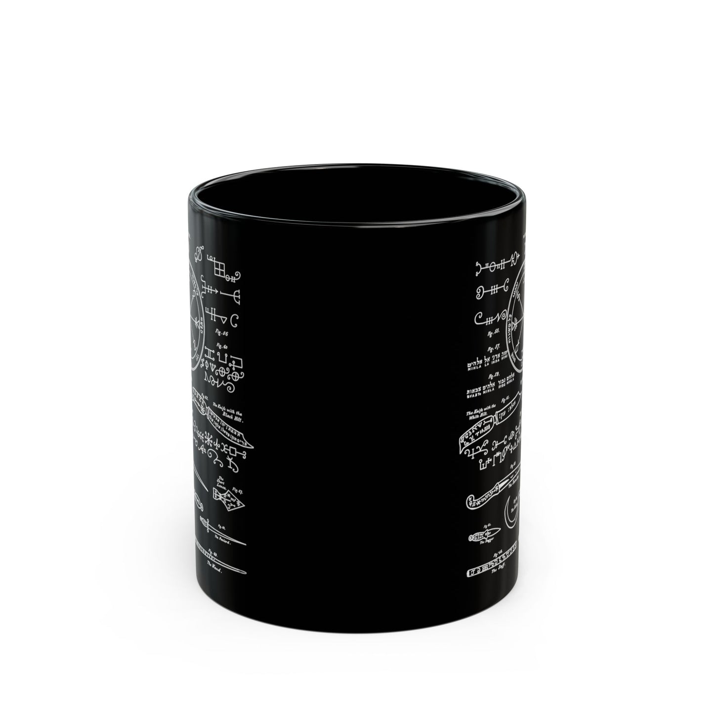 Solomonic Magic Diagram Mug – Key of Solomon Occult Coffee Mug
