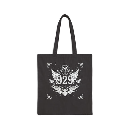 929 Angel Number Wings Tote Bag