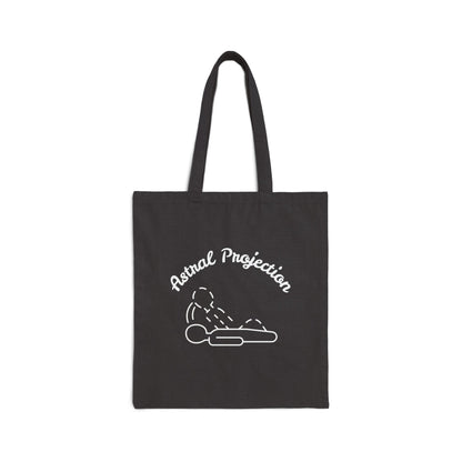Astral Projection Tote Bag – Minimalist Spiritual Canvas Tote